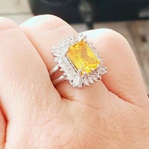 5 carat Topaz cocktail ring